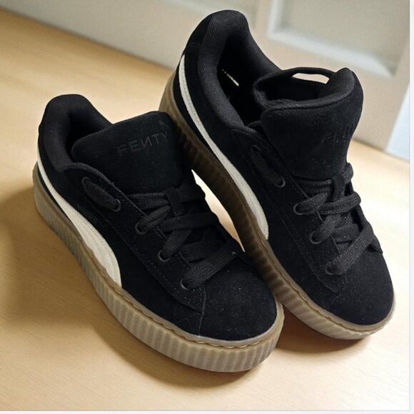 Puma Fenty Creepers Black Suede Sneakers Women’s - Picture 8 of 9